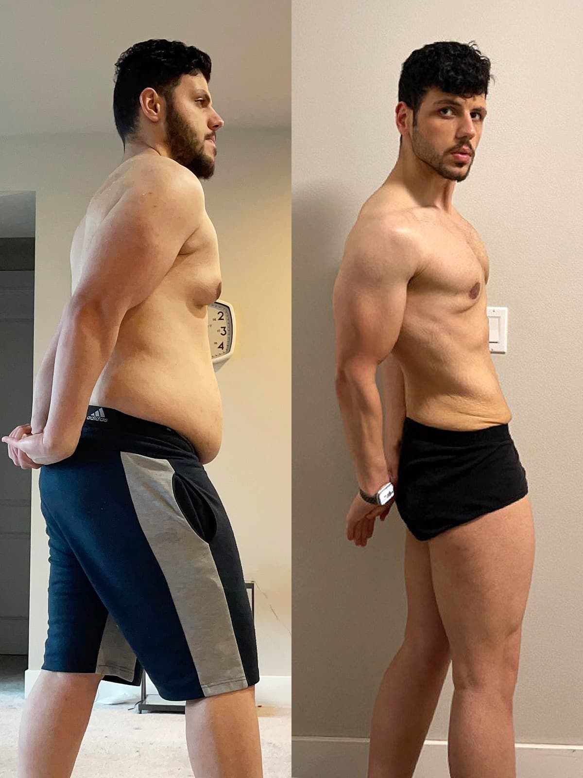 Client transformation photo