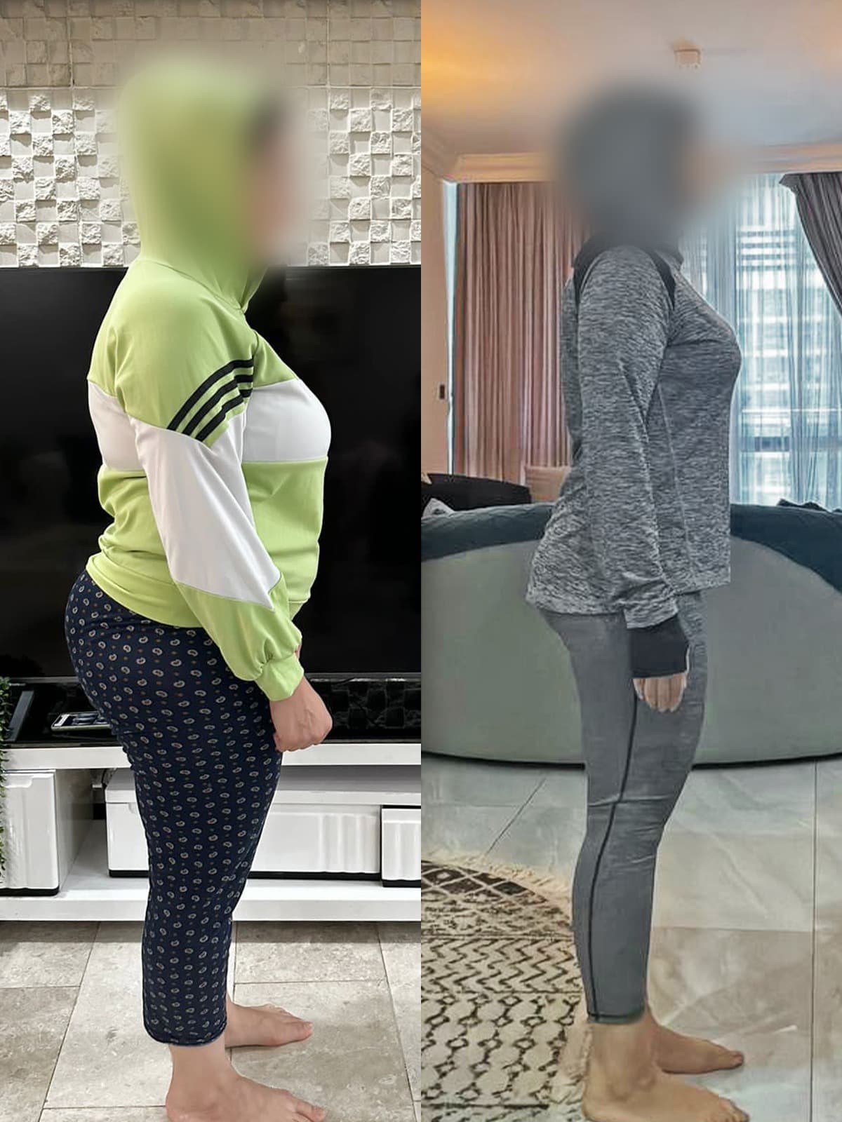 Client transformation photo