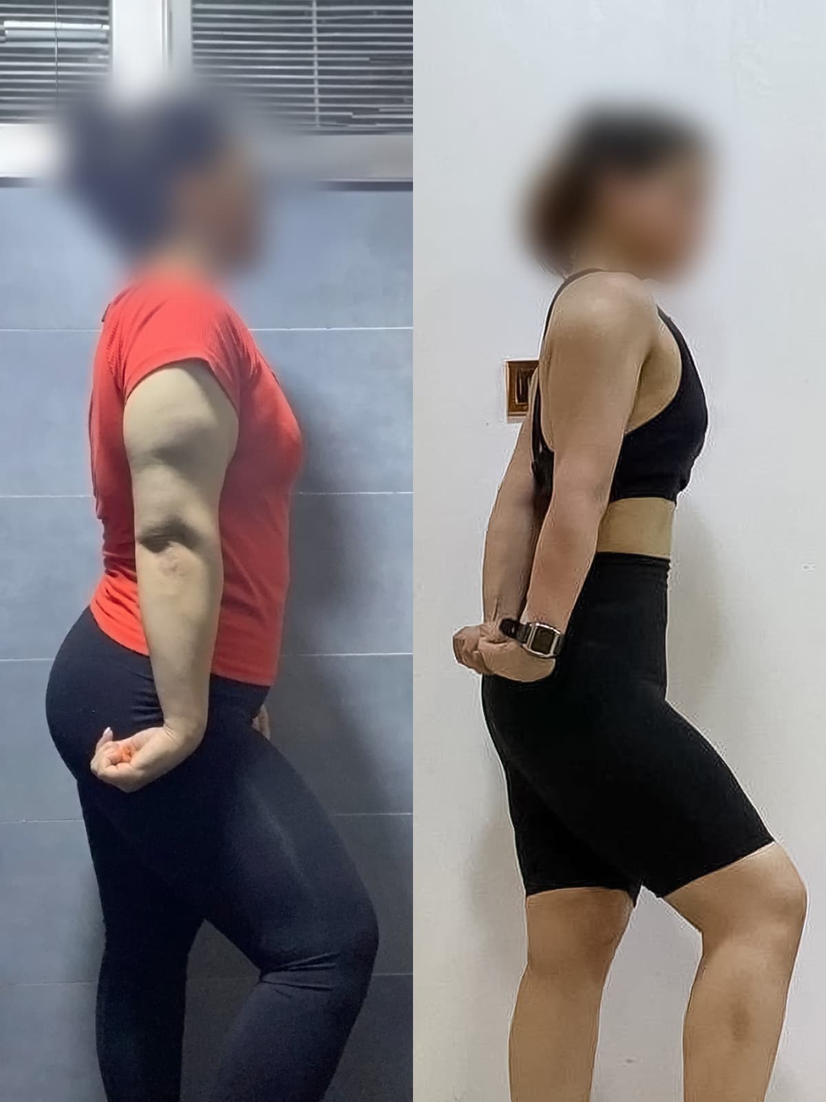 Client transformation photo