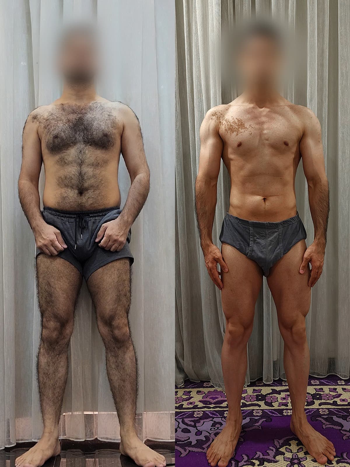 Client transformation photo
