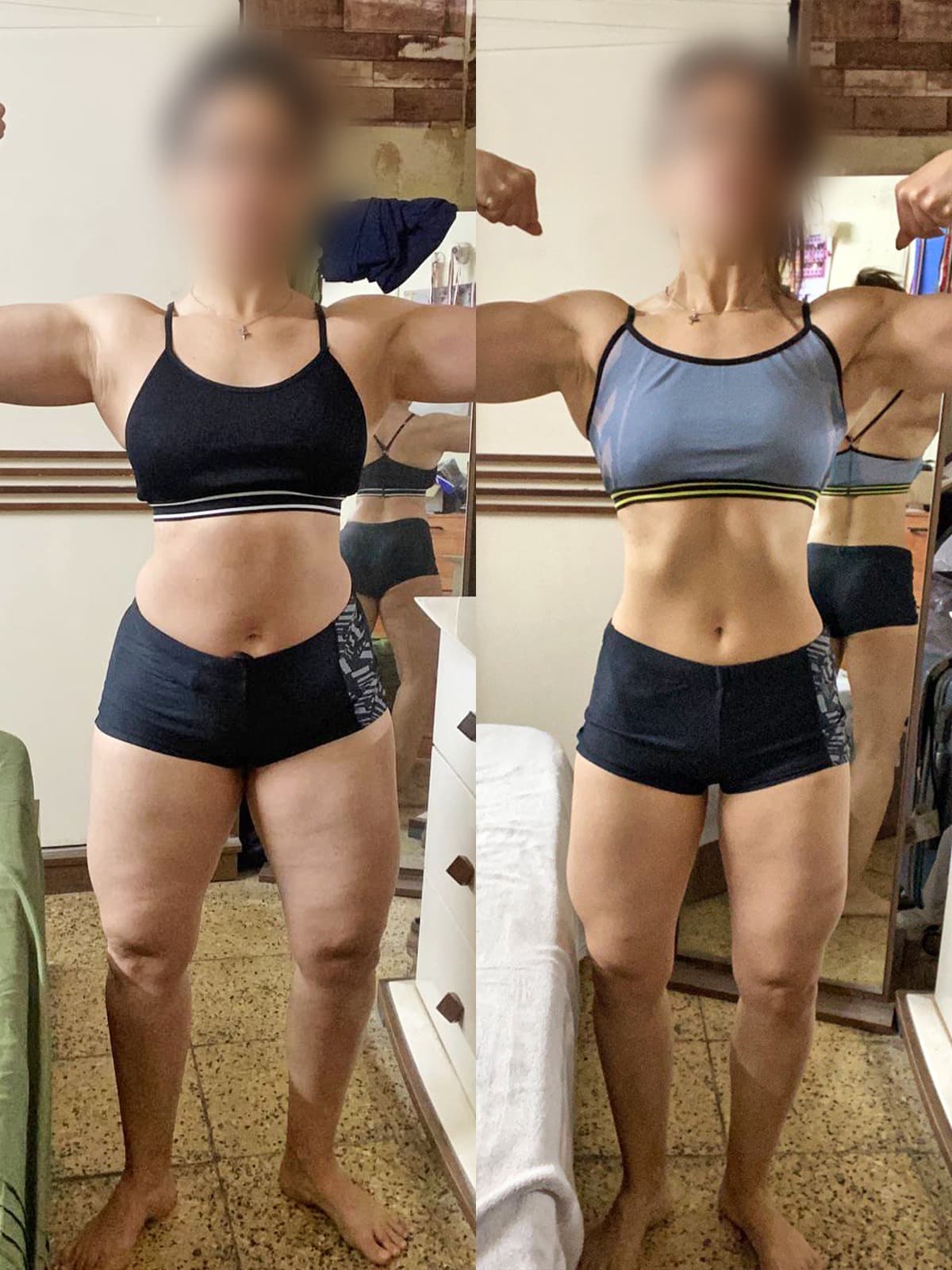 Client transformation photo